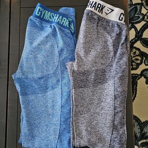 Gymshark Kids Blue and Gray Bottoms
